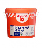 Краска в/д фактурная Alpina Expert "шуба" фракция 0,1 – 0,63 мм база 1 белая 15 кг