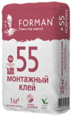 Клей цементный для газобетона FORMAN 55 (25 кг)