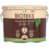 Антисептик Биотекс Bioteks 2-в-1 декоративный для дерева махагон 9 л