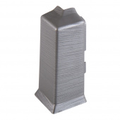 Угол наружный Salag NG 62 мм алюминий структура (1 шт.)