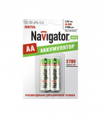 Аккумулятор NAVIGATOR LR6 1.2V (AA) 2700mAh (2 шт)