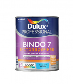 Краска водно-дисперсионная Dulux Bindo 7 экстрапрочная моющаяся белая основа BW 1 л