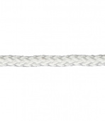 Шнур плетеный полипропиленовый 12 прядей белый d6 мм повышенной плотности