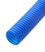 Труба гофрированная 25 мм для металлопластиковых труб d16 мм синяя бухта 50 м
