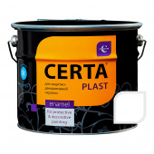 Эмаль кузнечная кремнийорганическая CERTA-PLAST белый 10 кг