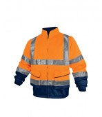 Куртка рабочая сигнальная Delta Plus (PHVE2OMTM) 44-46 рост 156-164 см цвет флуоресцентный оранжевый