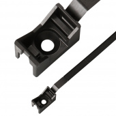 Ремешок для кабеля и труб 16-32 черный атмосферостойкий (30 шт.)