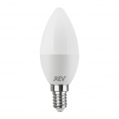 Лампа светодиодная REV Е14 9Вт 4000K дневной свет C37 свеча