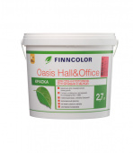 Краска водно-дисперсионная Finncolor Oasis Hall&Office 4 моющаяся основа C 2,7 л