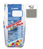 Затирка MAPEI Ultracolor Plus 112 серая 2 кг