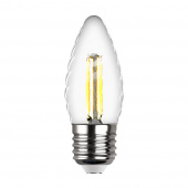 Лампа светодиодная REV филаментная E27 TC37 свеча витая 5 Вт 4000 K дневной свет
