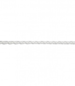 Шнур вязанный полипропиленовый 8 прядей белый d3 мм 50 м