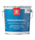Эмаль для металических крыш Tikkurila Panssarimaali белая основа А полуглянцевая 2,7 л