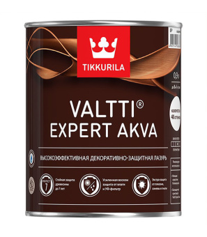 Антисептик Tikkurila Valtti Expert Akva декоративный для дерева рябина 0,9 л
