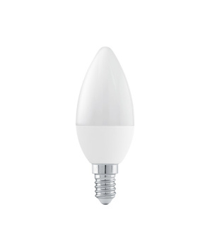 Лампа светодиодная E14 6 Вт C37 свеча 2700K теплый свет