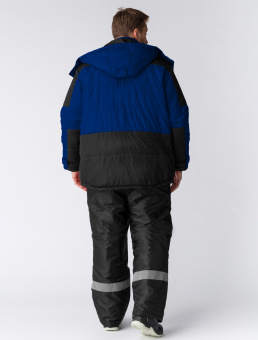 Куртка зимняя Европа (Дюспо), темно-синий/черный