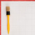 Кисть круглая Стандарт натуральная щетина пластиковая ручка 25 мм