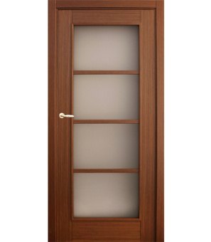Дверное полотно Mario Rioli Vario орех со стеклом шпон 700x2000 мм