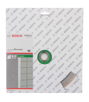 Диск алмазный по керамике Bosch (2608602539) 250x30/25,4x1,6 мм сплошной сухой рез