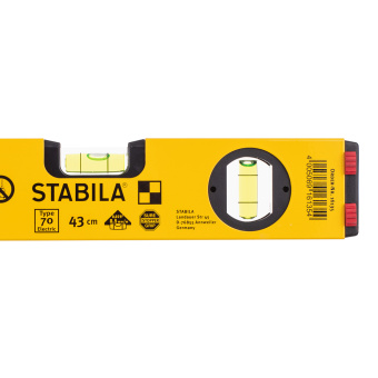 Уровень Stabila 43 см 2 глазка тип 70 для электрика