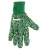 Хлопчатобумажные перчатки Стандарт с ПВХ покрытием манжет резинка размер M