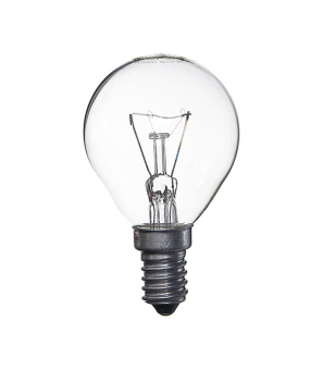 Лампа накаливания Philips E14 40W Р45 шар CL прозрачная