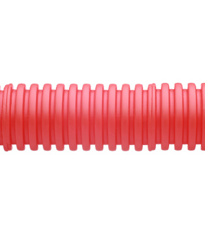 Труба гофрированная 32 мм для металлопластиковых труб d20 мм красная бухта 50 м