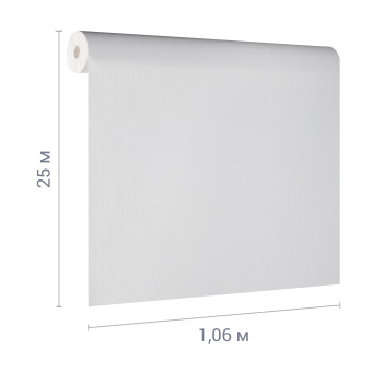 Обои под покраску виниловые на флизелиновой основе фактурные МИР White Pro 07-023 (1,06х25 м) плотность 110 г/кв.м