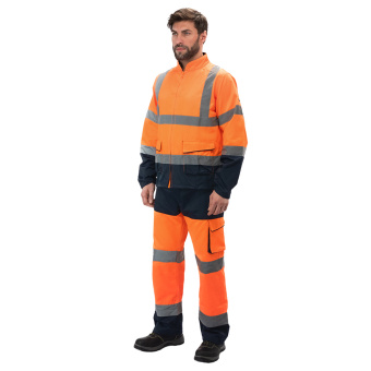 Куртка рабочая сигнальная Delta Plus (PHVE2OMXG) 52-54 рост 172-180 см цвет флуоресцентный оранжевый