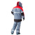 Куртка рабочая утепленная Спец 48-50 рост 158-164 см цвет серый/красный
