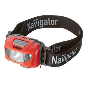 Фонарь Navigator светодиодный аккумуляторный налобный 3Вт 4 режима