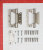 Коробка дверная Mario Rioli Vario шпон орех трюфель телескопическая с уплотнителем и пазом под добор 28х70х2070 мм (2,5 шт.)