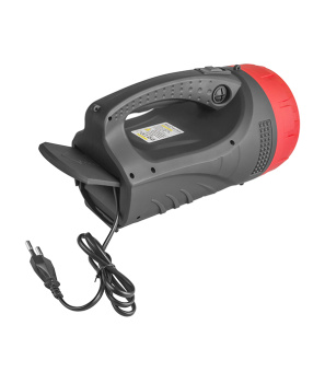 Фонарь-прожектор аккумуляторный светодиодный 5 Вт + плафон 25LED