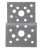 Уголок крепежный Z-образный оцинкованный 45х90х45х65х2 мм