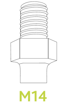 Миксер-насадка (венчик) для цементных растворов Armero 160x750 мм хвостовик М14 (1 шт.)