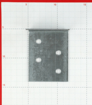 Уголок фиксирующий для дверного профиля UA-75A 2 мм