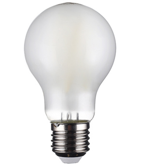 Лампа светодиодная OSRAM филаментная Е27 груша 6,5 Вт 4000 К холодный свет матовая димируемая