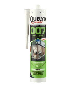 Клеи-герметик Quelyd 007 белый 290 мл