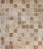 Мозаика Caramelle Emperador Light из натурального камня 298х298х4 мм матовая