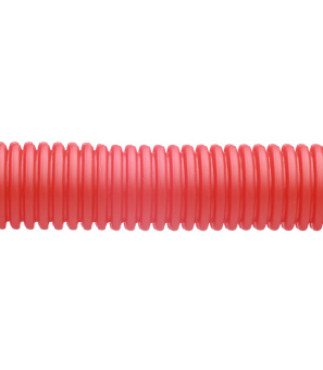 Труба гофрированная 25 мм для металлопластиковых труб d16 мм красная бухта 50 м