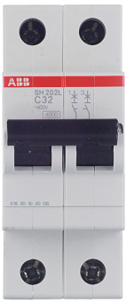 Автомат 2P 32А тип С 4.5 kA АВВ SH200L