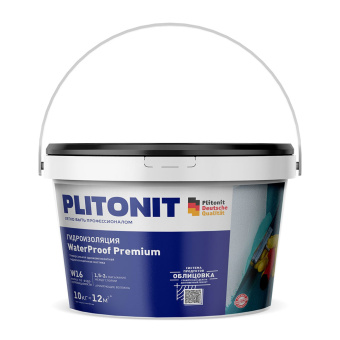Гидроизоляция полимерная Plitonit WaterProof Premium 10 кг