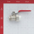 Кран шаровой латунный VALTEC (VTp.742.0.02004) 20 мм х 1/2 ВР(г) для полипропиленовых труб с полусгоном