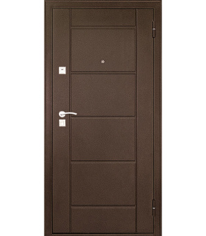 Дверь входная Форпост 73 правая медный антик - орех 960х2050 мм