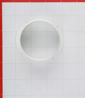 Фланец для круглых воздуховодов стальной белый d125 мм