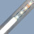 Профиль для светодиодной ленты OGM P8-02 прямой встраиваемый анодированный алюминий 2м комплект