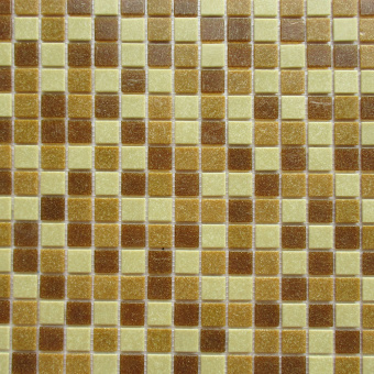 Мозаика Lavelly Yantar/Янтарь из стекломассы 327х327х4 мм матовая (20 шт = 2,139 кв.м)