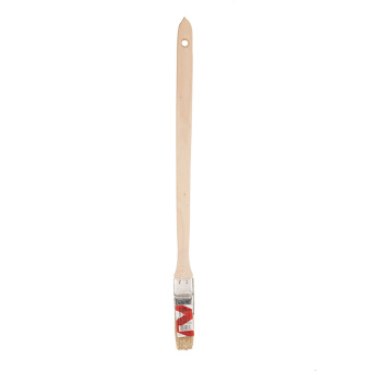 Кисть радиаторная 25 мм натуральная щетина деревянная ручка