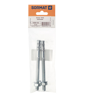 Анкер клиновой Sormat для бетона 10х132/50 мм (2 шт.)