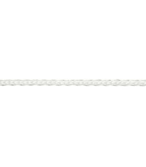 Шнур вязанный полипропиленовый 8 прядей белый d2.5 мм 50 м